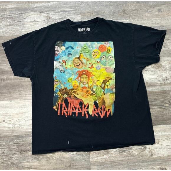 Trippie Redd Lifes A Trip 2019 World Tour Black Mens 2XL Rap Hip Hop Concert Tee - Picture 1 of 7